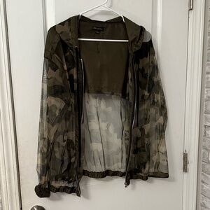 Camouflage Sheer Jacket